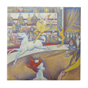 Azulejo De Cerâmica Georges Seurat - O Circo