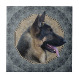 Azulejo De Cerâmica German shepherd clássico