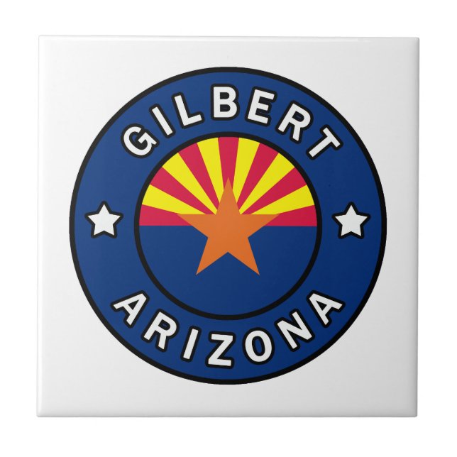 Azulejo De Cerâmica Gilbert Arizona (Frente)