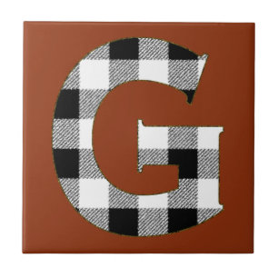 Azulejo De Cerâmica Gingham Check G