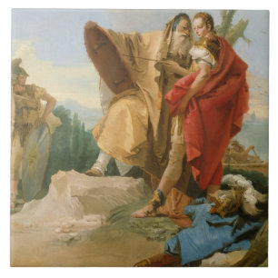 Azulejo De Cerâmica Giovanni Battista Tiepolo - Rinaldo e o Mago
