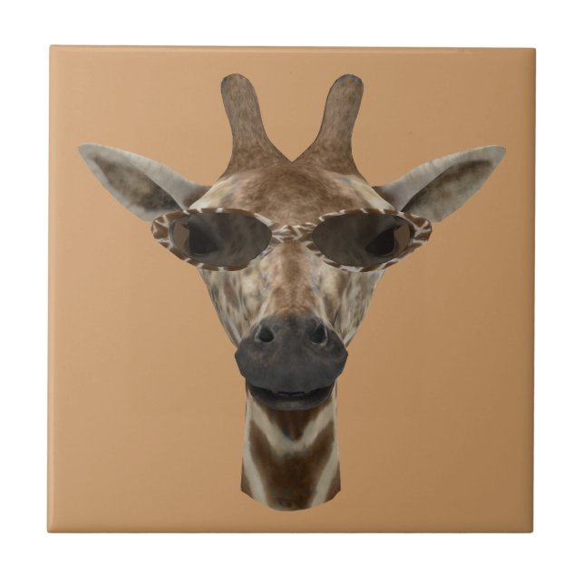 Azulejo De Cerâmica Giraffe Incognito (Frente)