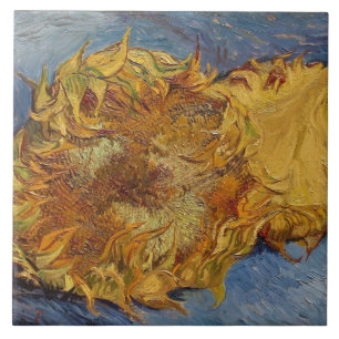 Azulejo De Cerâmica Girassóis de Vincent van Gogh , 1887
