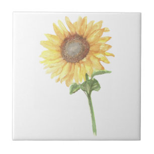 Azulejo De Cerâmica Girassol