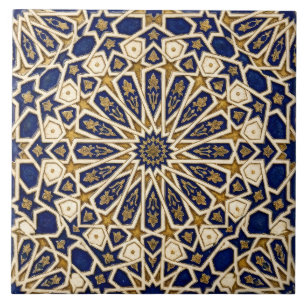 Azulejo De Cerâmica Girih Geométrico Marroquino