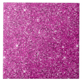 Azulejo De Cerâmica Girly Pink Glitter Sparkle