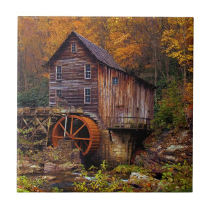Azulejo De Cerâmica Glade Creek Grist Mill