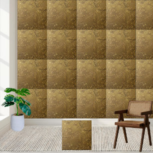 Azulejo De Cerâmica Glamorous Dourado Sparkle único