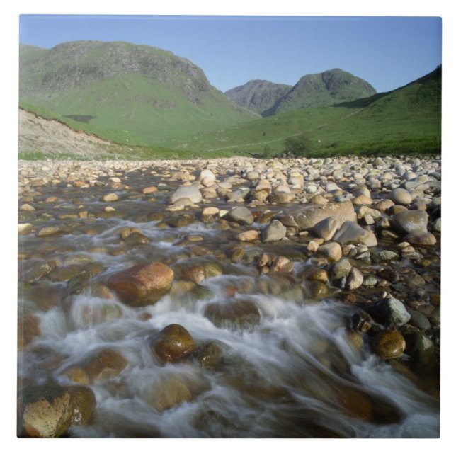 Azulejo De Cerâmica Glen Etive, Terras Altas, Escócia 2 (Frente)