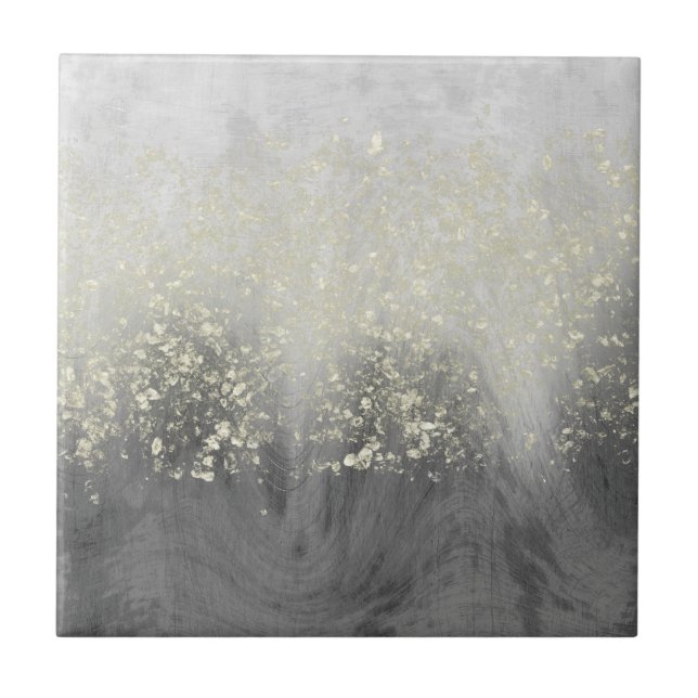 Azulejo De Cerâmica Glitter Swirl (Frente)