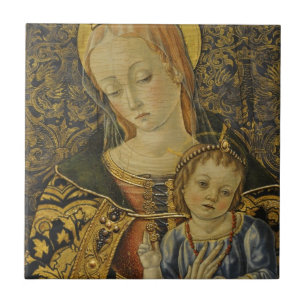 AZULEJO DE CERÂMICA  GLORY TO JESUS AND MARY
