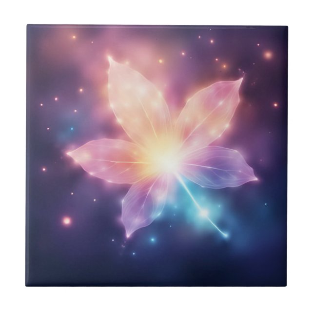 Azulejo De Cerâmica Glowing Beauty (Frente)