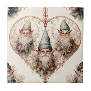 Azulejo De Cerâmica Gnomo de Jardim Caprichoso & Botânico (4)