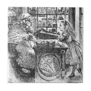 Azulejo De Cerâmica Goat Shopkeeperand Alice