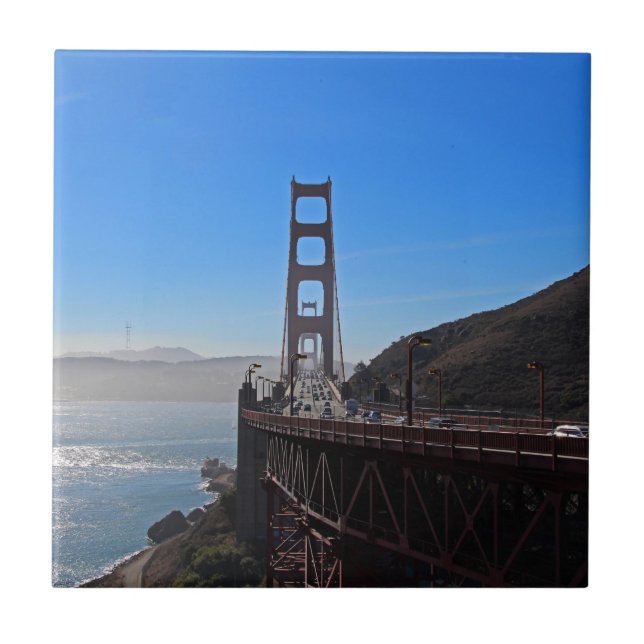 Azulejo De Cerâmica Golden gate bridge II (Frente)