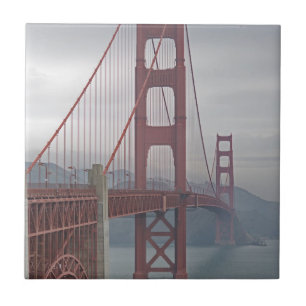 Azulejo De Cerâmica Golden gate bridge na névoa