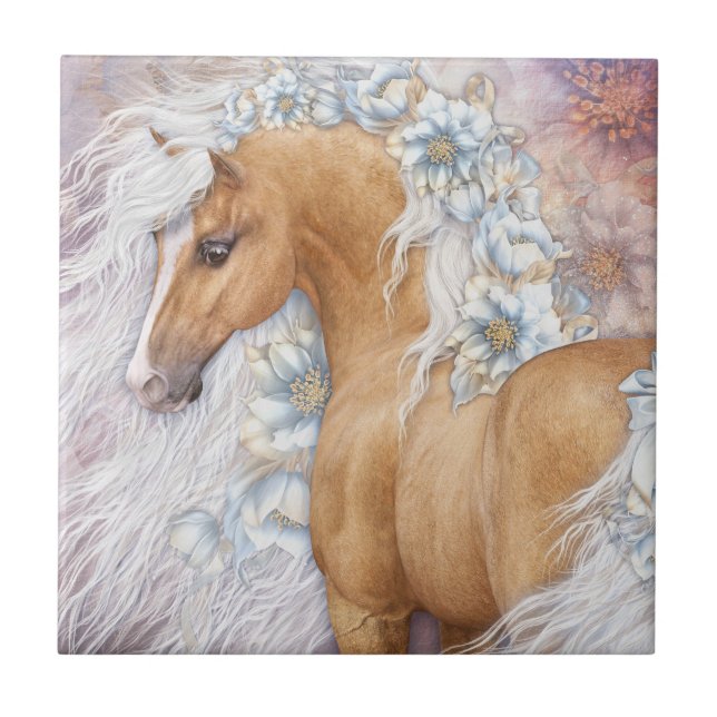 Azulejo De Cerâmica Golden Heart Art Tile (Frente)