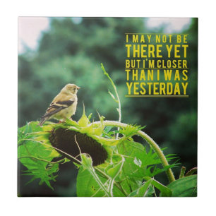 Azulejo De Cerâmica Goldfinch Mais Próximo Que Eu Estava Ontem