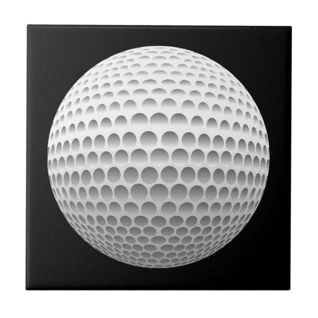Azulejo De Cerâmica Golf Ball (Frente)