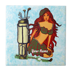 Azulejo De Cerâmica Golf Fairy