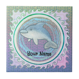 Azulejo De Cerâmica Golfinho Bebê