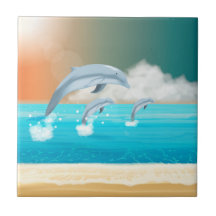 golfinhos respirando no oceano