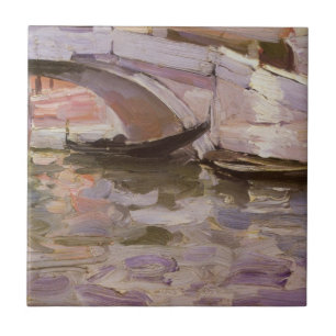 Azulejo De Cerâmica Gondolas por John Singer Sargent, Impressionismo A