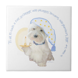 Azulejo De Cerâmica Goodnight Blue