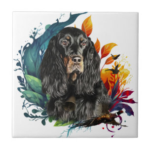 Azulejo De Cerâmica Gordon Setter