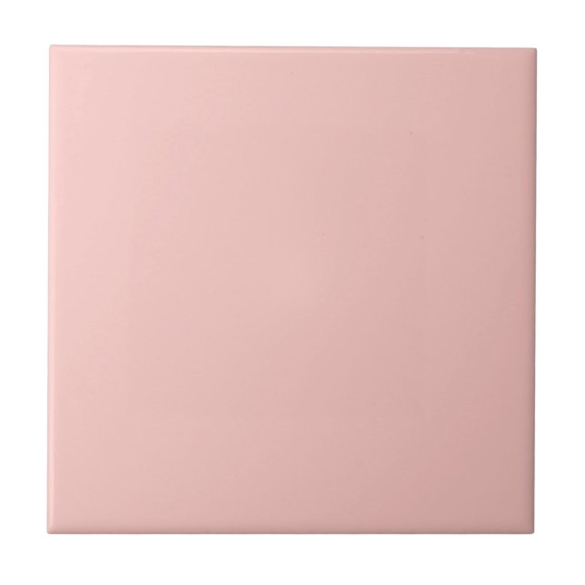 Azulejo De Cerâmica Gossamer Luminoso, Cor Sólida, Cor Rosa (Frente)