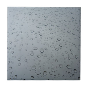 Azulejo De Cerâmica Gotas da água na janela, fundo do papel de parede