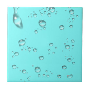 Azulejo De Cerâmica Gotas de Água
