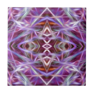 Azulejo De Cerâmica Gráfico Rosa Mandala