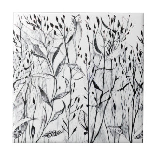 Azulejo De Cerâmica Grafisches Bild von Pflanzen