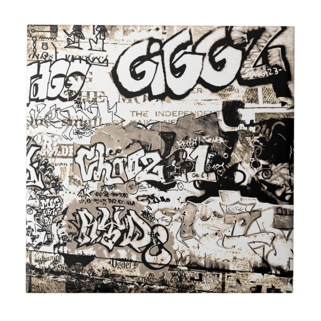 Azulejo De Cerâmica Grafite (Frente)