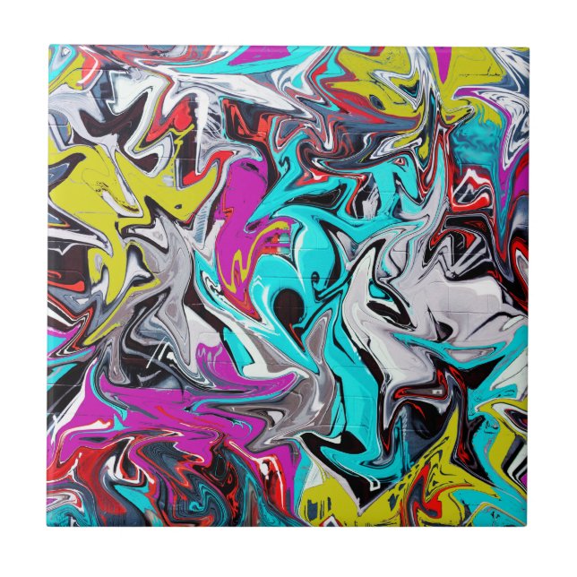 Azulejo De Cerâmica Grafite (Frente)