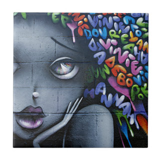 Azulejo De Cerâmica Grafite de fada