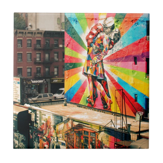 Azulejo De Cerâmica Grafite fachada (Frente)