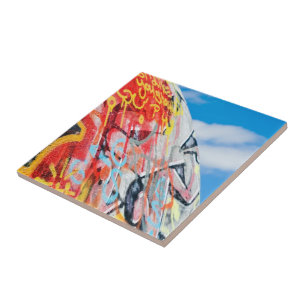 Azulejo De Cerâmica grafites do planeta