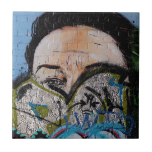 Azulejo De Cerâmica Grafites ingleses, Londres, Reino Unido