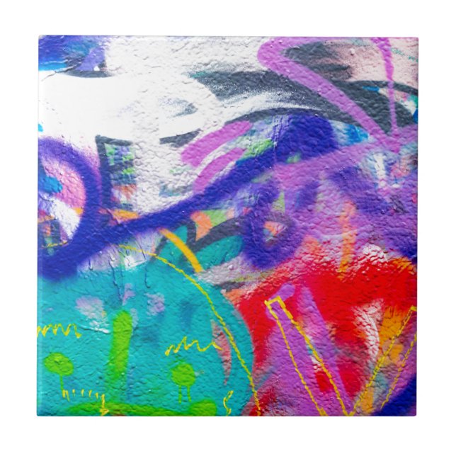 Azulejo De Cerâmica Grafites loucos (Frente)