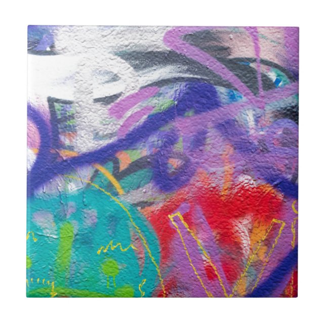 Azulejo De Cerâmica Grafites loucos (Frente)