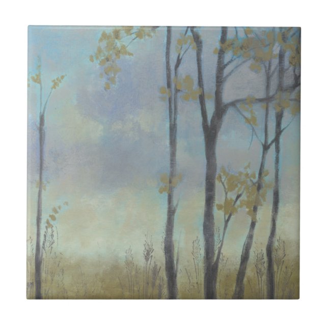 Azulejo De Cerâmica Grama I de Trigo em Camada Árvore (Frente)