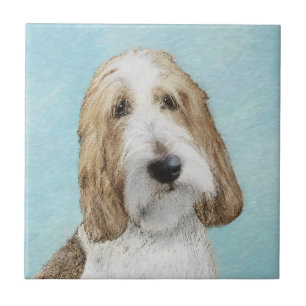 Azulejo De Cerâmica Grand Basset Griffon Vendeen - Arte Cão Original