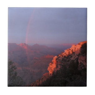 Azulejo De Cerâmica Grand Canyon Sunset Rainbow