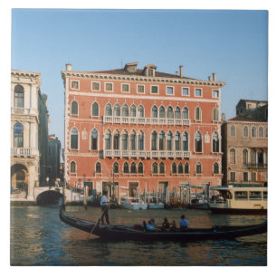 Azulejo De Cerâmica Grande Canal, Veneza, Vêneto, Itália