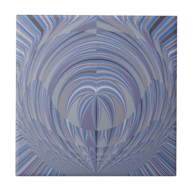 Azulejo De Cerâmica Grande Design de Coração Invisível (Frente)