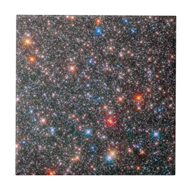 Azulejo De Cerâmica Grande Galáctico Da Via Látea. (Frente)