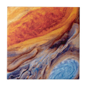 Azulejo De Cerâmica Grande Mancha Vermelha de Júpiter - Foto da NASA V