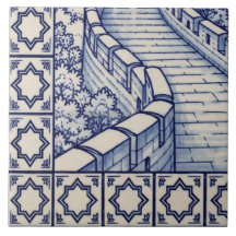 Grande Mural de Azulejo da Grande Muralha Telha 5 